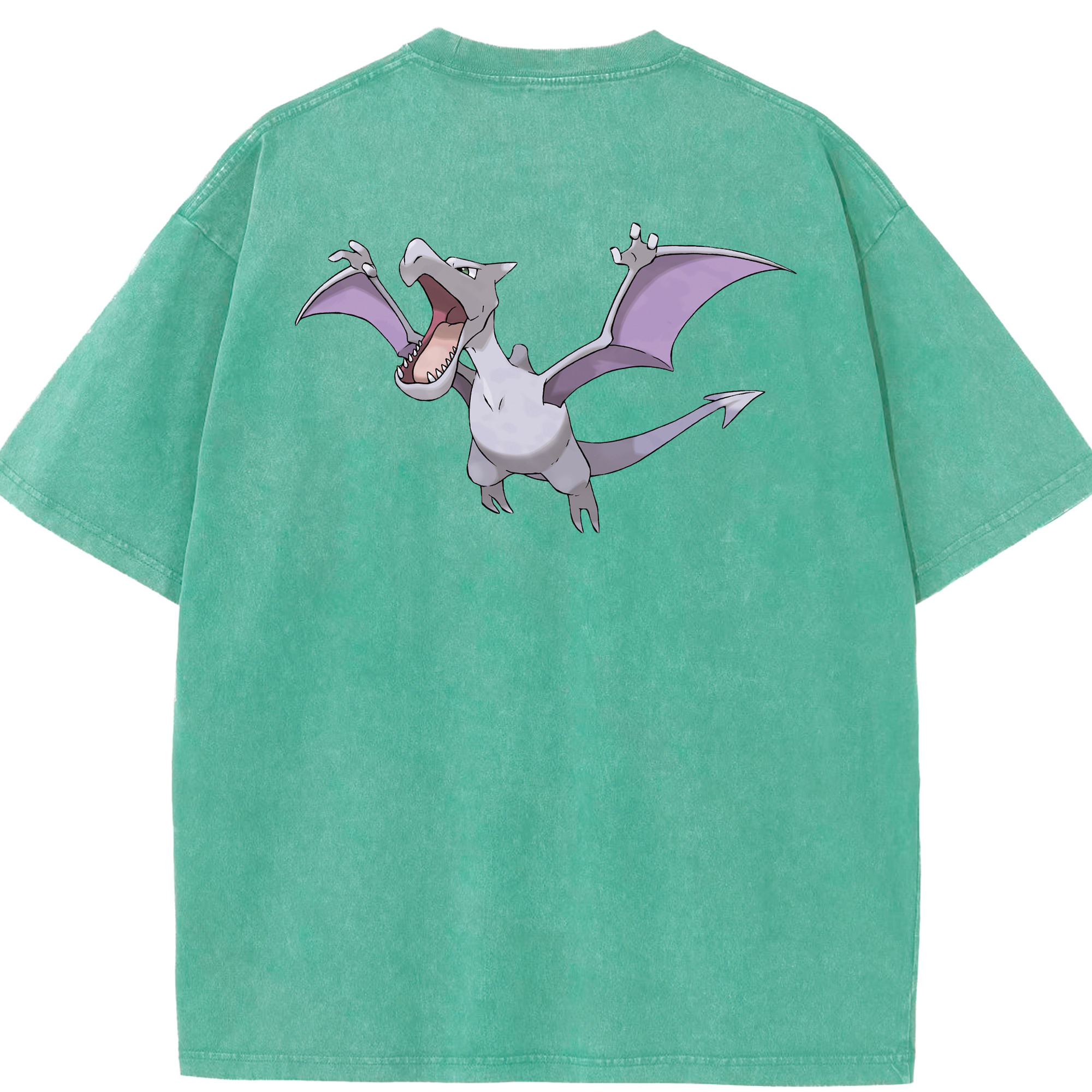 （画像用） ポケットモンスター Pokémon 綿100% ヴィンテージ風 半袖Tシャツ（背面プリント）
